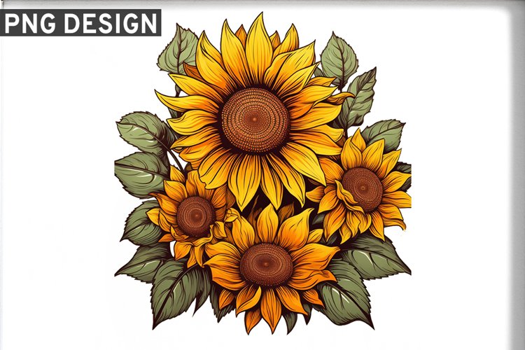 Sunflower Clipart Image 4