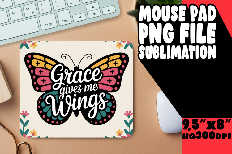 Bright MOUSE PAD Sublimation Art, Religious