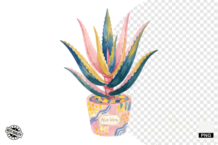 Charm Summer Houseplant Clipart example image 1