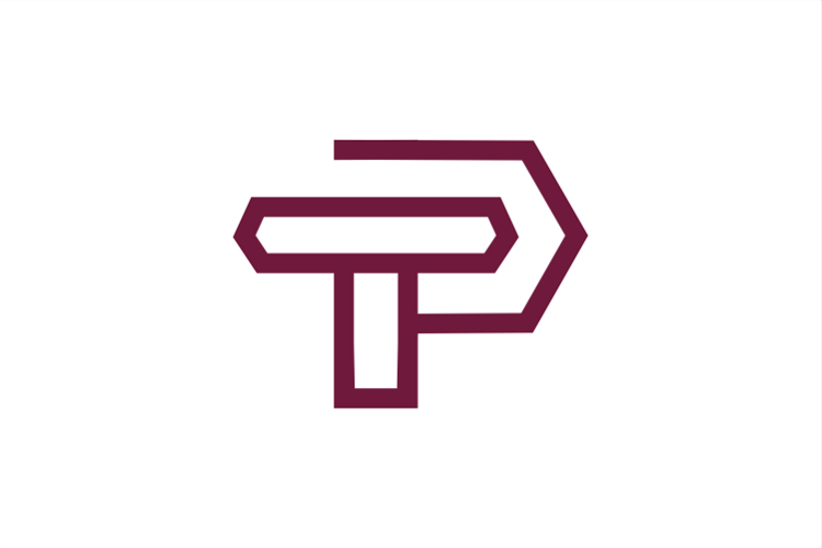 TP or PT Arrow Logo