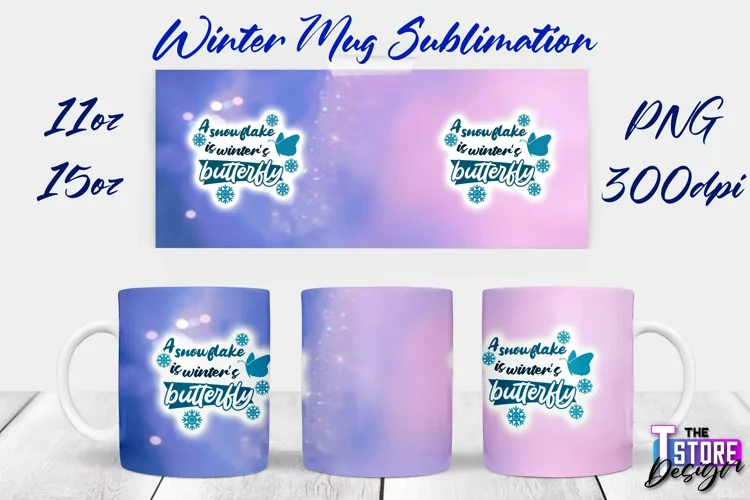 Winter Mug Sublimation | Winter 11 oz |15 oz Mug Sublimation