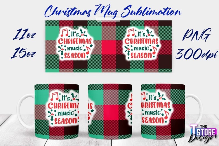 Christmas Mug Sublimation|Winter 11 oz|15 oz Mug Sublimation