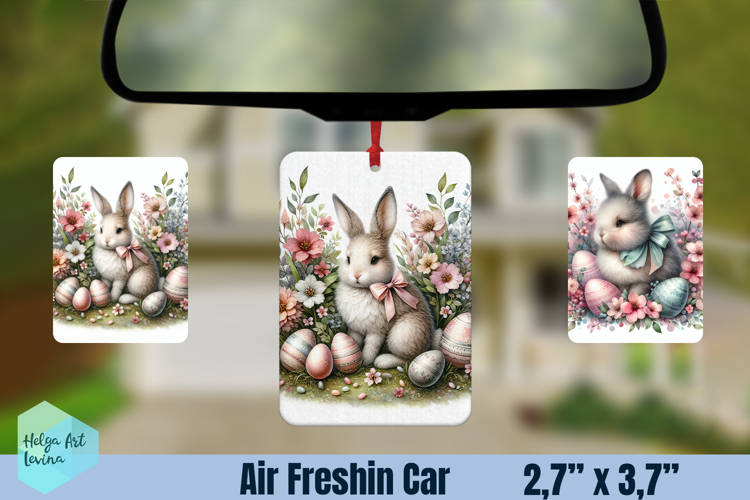 Air Freshener Car | Pink Easter PNG example image 1