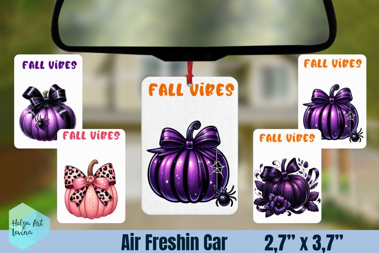 Air Freshener Car | Fall vibes sublimation