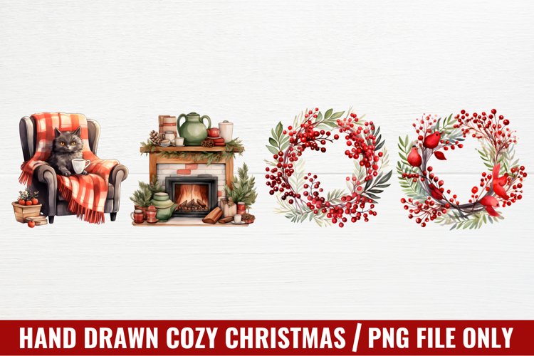 Christmas Watercolor Clipart Image 22