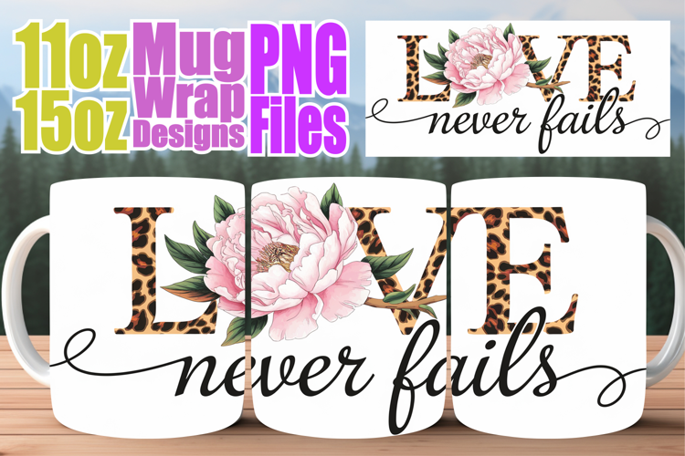 Inspiring colors 11oz 15oz mug wrap, Christian