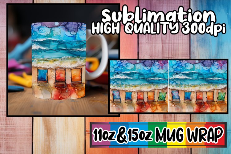 Beach Sublimation Design Image 10