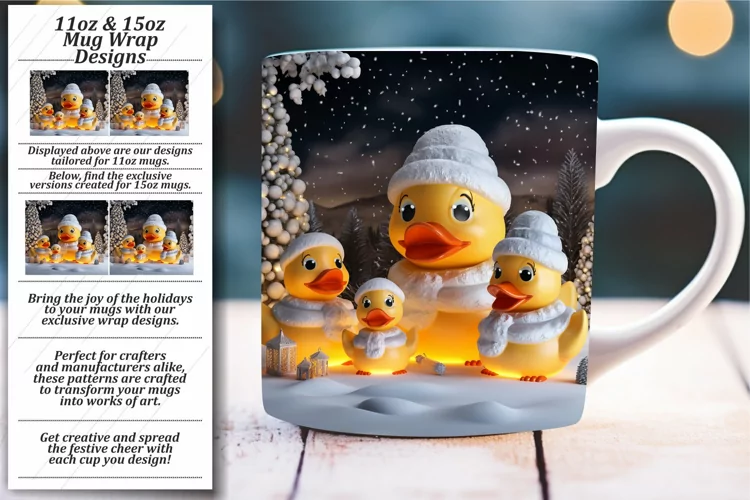 Adorable Winter Mug Wrap