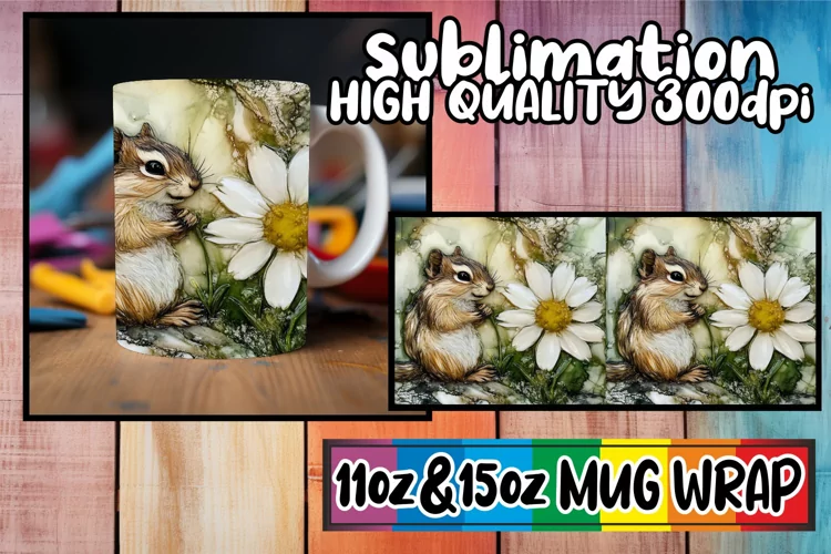 Luminous thoughts 11oz 15oz sublimation wrap, Animals