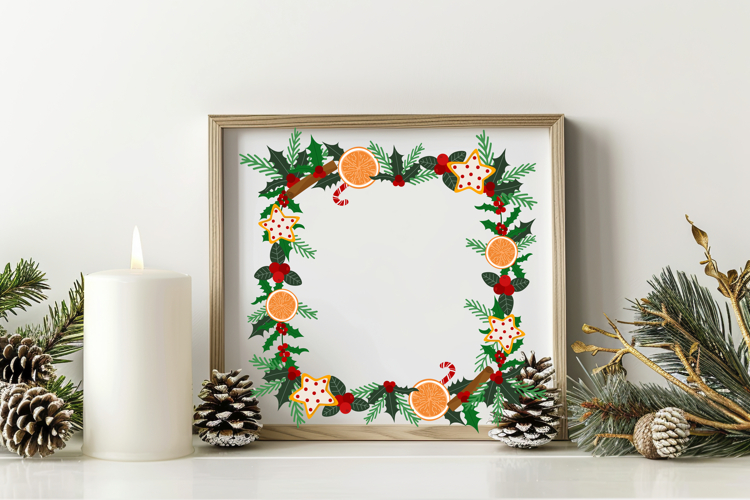 Christmas Frame | Festive New Years Design