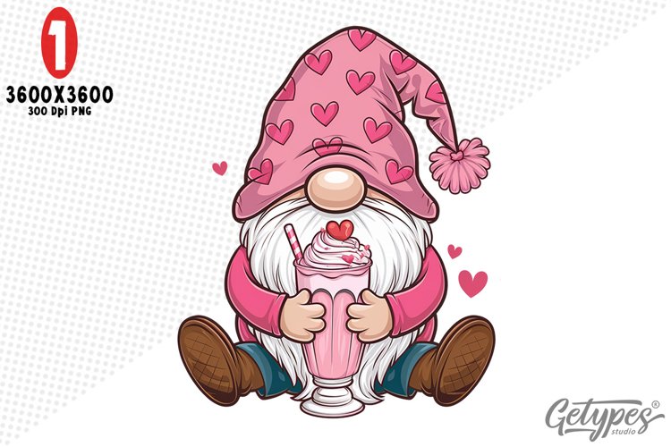 Valentine Gnome Clipart Image 12