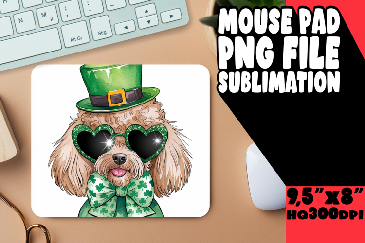 CHEERFUL MOUSE PAD SUBLIMATION INSPIRATION, St Patrick