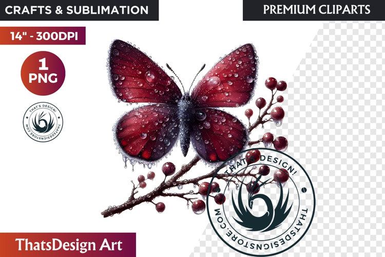 Monarch Butterfly Clipart Image 16