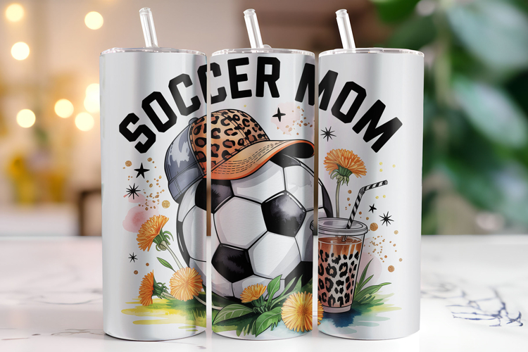 Soccer Mom Tumbler Wrap | Sublimation | Tumblers
