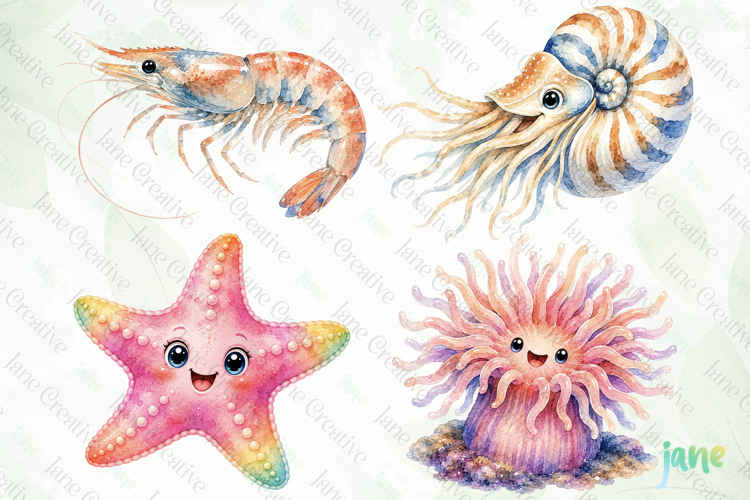 Cute Ocean Animal PNG