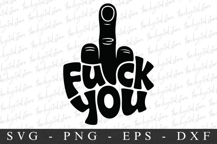 Middle Finger Svg Image 14