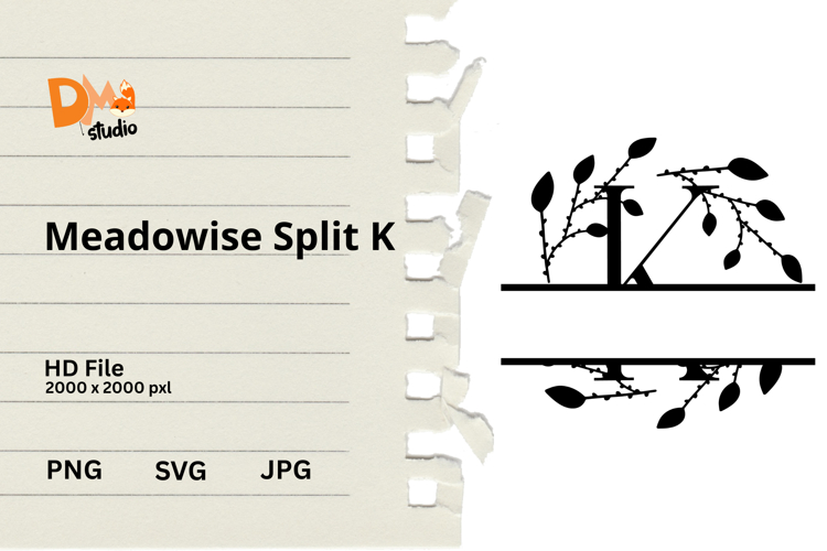 Floral Monogram Letter Svg Image 19