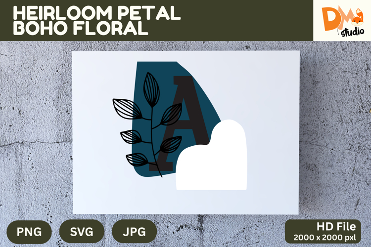 Boho Floral Svg Image 6