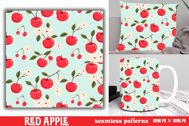 Red Apple Clipart Image 2