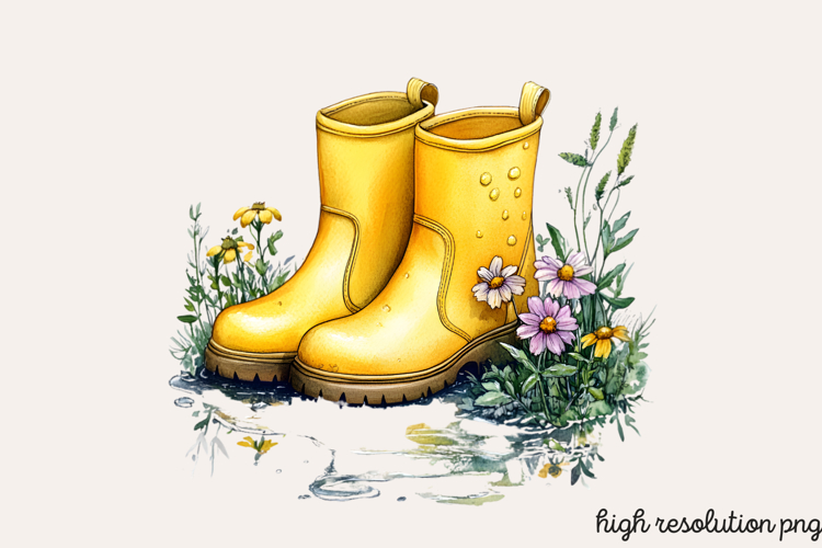 Watercolor Flowers Svg Image 9