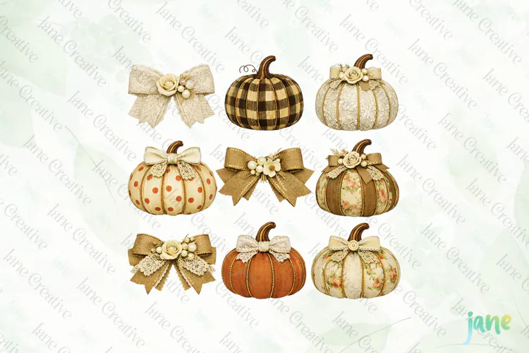 Vintage Pumpkin Clipart