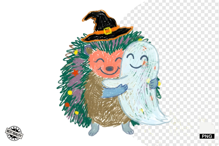Halloween Hedgehog Clipart