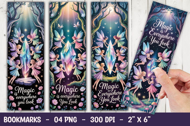 Fantasy Bloom Bookmark Sublimation