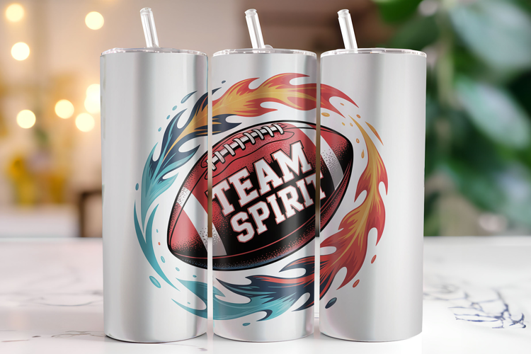 Team Spirit Tumbler Wrap | Sublimation | Tumblers