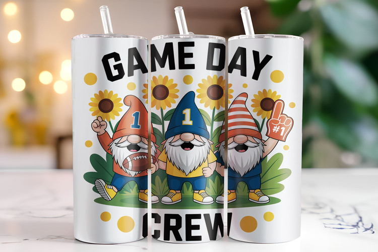 Gameday crew Mom Tumbler Wrap | Sublimation | Tumblers