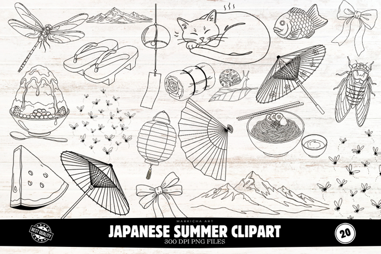 Japanese Summer Clipart