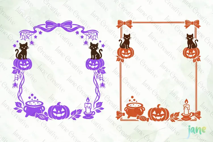 Halloween Border SVG PNG Clipart
