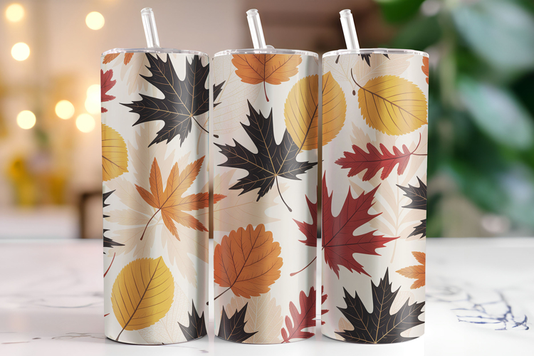 Fall Leaves Tumbler Wrap | Sublimation | Tumblers