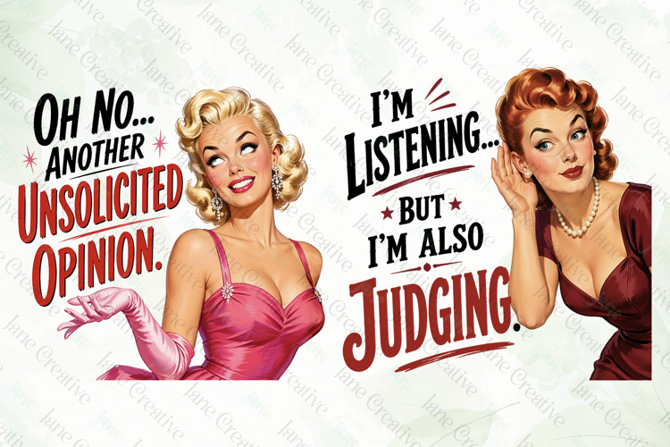 Funny Pin-up Girl Clipart