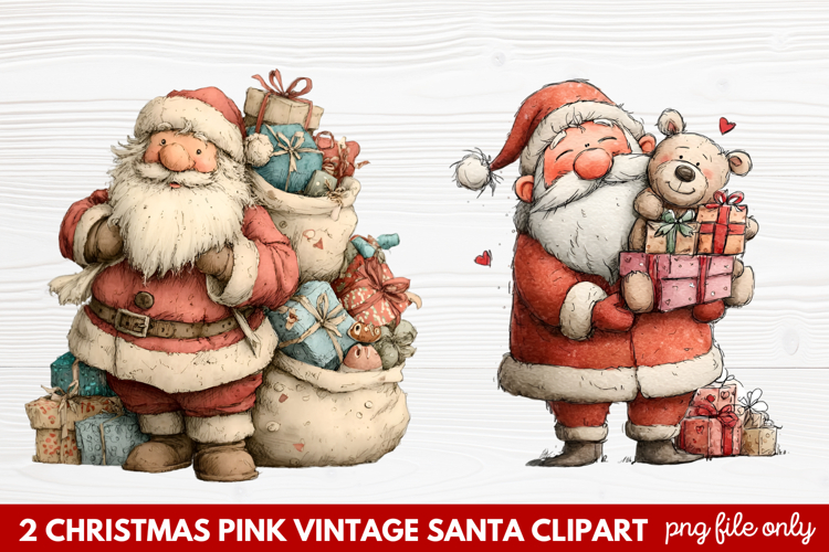 Cute Santa Clipart Image 21