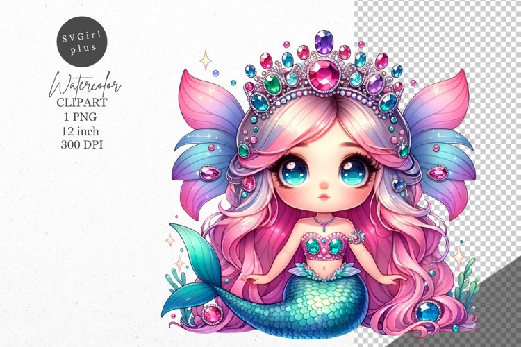 Mermaid Clipart Image 12