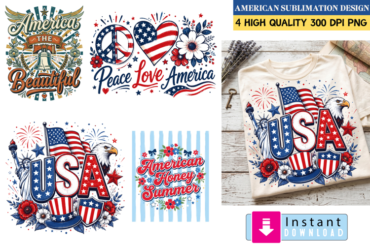 4th Of July Sublimation Design Image 21