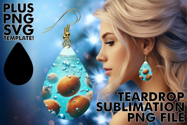 Radiant Teardrop EARRINGS Gift Ideas, 3D Fruits