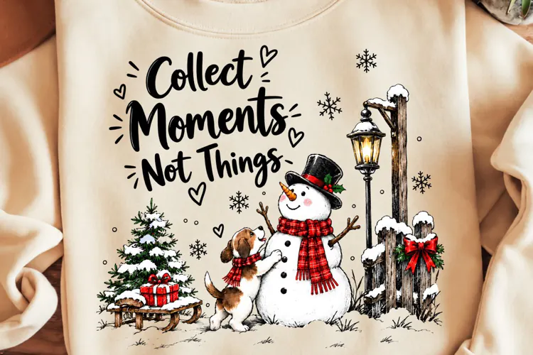 Snowman Christmas PNG, Winter Dog PNG, Funny Christmas PNG