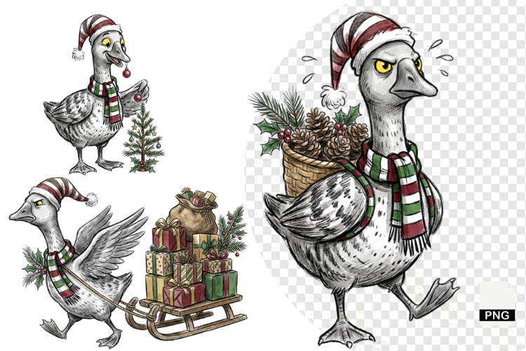 Goose Illustration Image 3