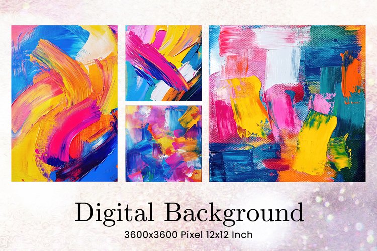 Paint Texture Wall Art Splash Background_11
