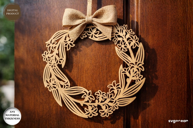 Floral Wreath SVGs Image 8