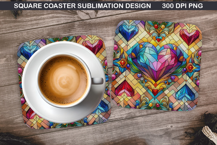 Christmas Coaster Sublimation, Christmas Coaster PNG Design
