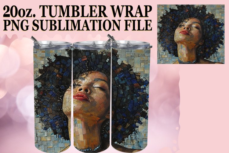 Melanin Beauty 20oz Tumbler Wrap