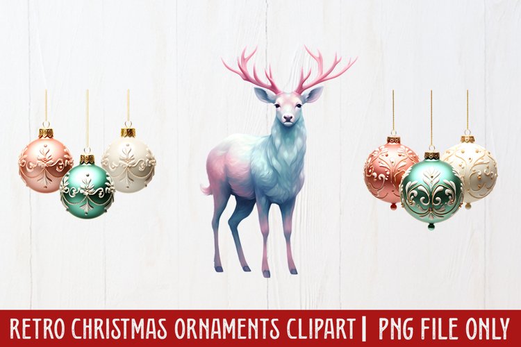 Christmas Ornaments Clipart Image 5