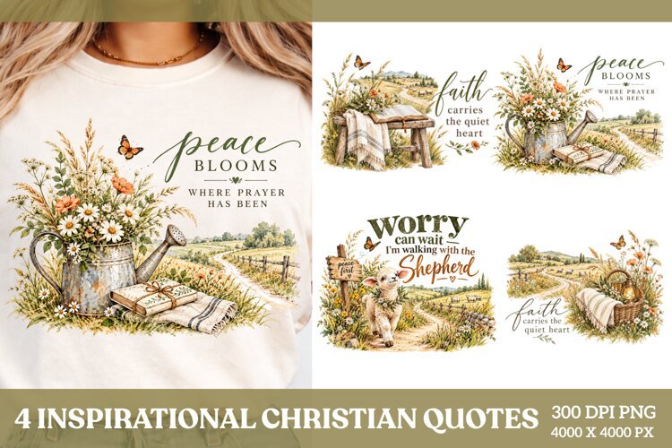 Inspirational Christian Quotes PNG example image 1