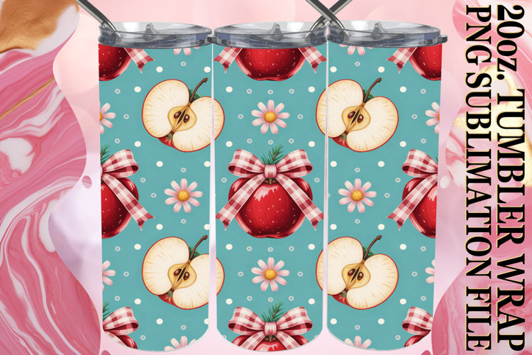 JOYFUL PRESENT 20oz TUMBLER WRAP, Christmas