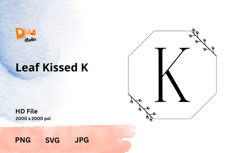 Leaf Kissed Monogram