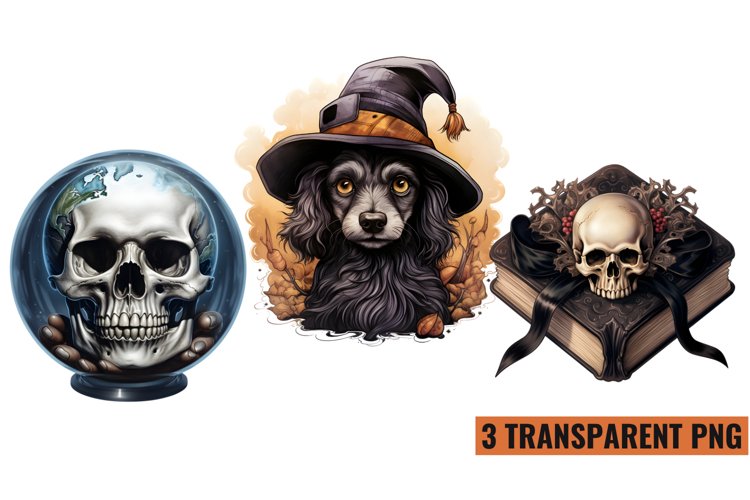 Watercolor Halloween Witch sublimation , PNG
