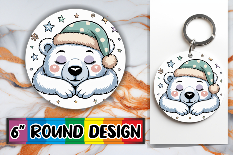 Joyful Round Designs for Holidays, Cute Christmas