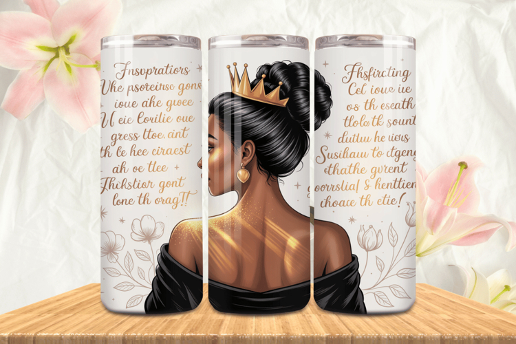 Black Girl Magic Black Woman Positive mind 20oz Tumbler wrap